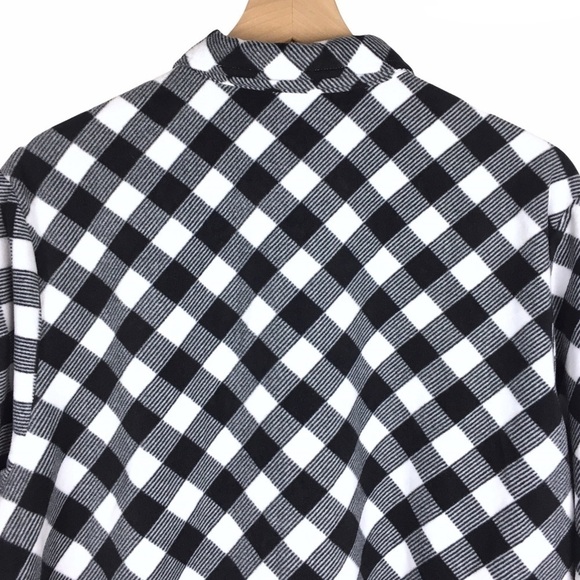 RIDERS by LEE Shacket Shirt Jacket Buffalo Plaid Fleece Cozy Cabincore Size XL - Picture 4 of 7